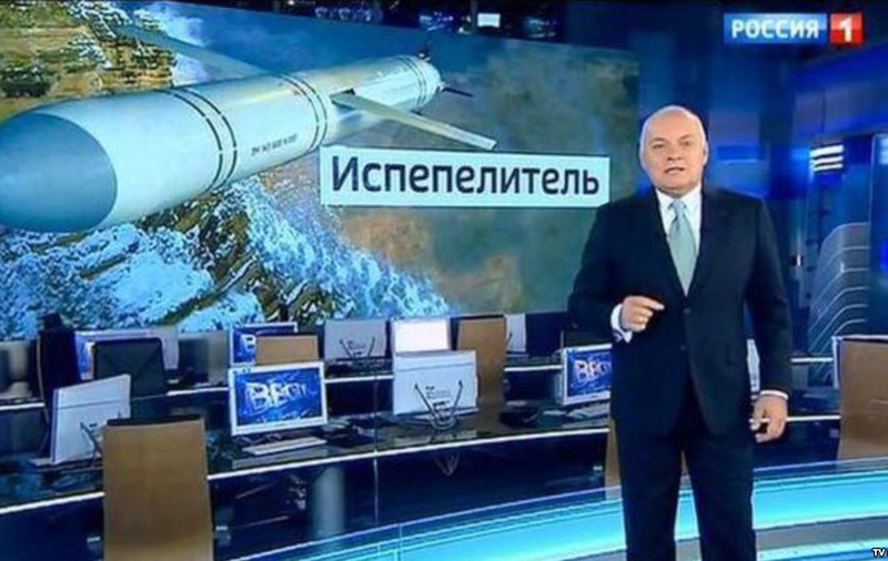 VIDEO / România, prin ecranul televiziunilor ruseşti controlate de Putin: 93% din informaţii sunt negative