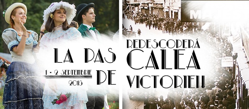 La pas pe Calea Victoriei - afișul evenimentului