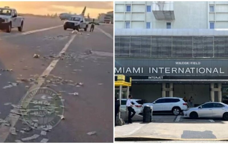 „Cineva își va pierde serviciul”. Un transportor blindat a pierdut mii de dolari pe pista aeroportului din Miami | VIDEO