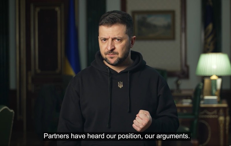 Zelenski afirmă că Ucraina trebuie să depună în continuare eforturi pentru a obține rachetele, tancurile și avioanele de luptă de care are nevoie