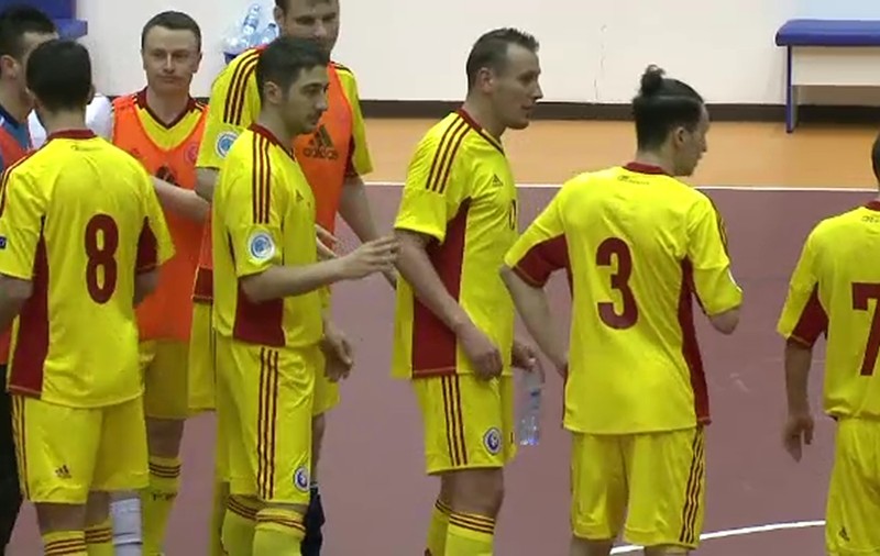 România a învins Georgia în preliminariile Euro 2016 la futsal