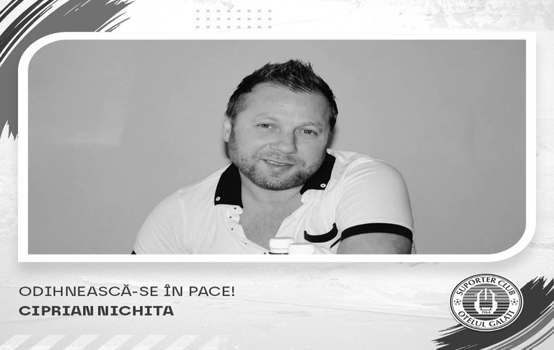 Ciprian Nichita, fostul team manager al Oțelului Galați, a decedat subit la stadion înaintea meciului cu Petrolul
