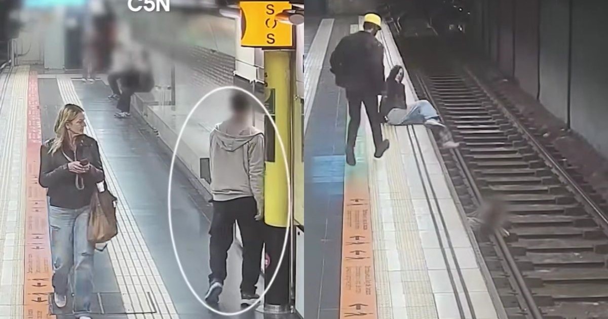 Polițista îl observă iniția l pe tânărul dezorientat. Foto: Captură video.