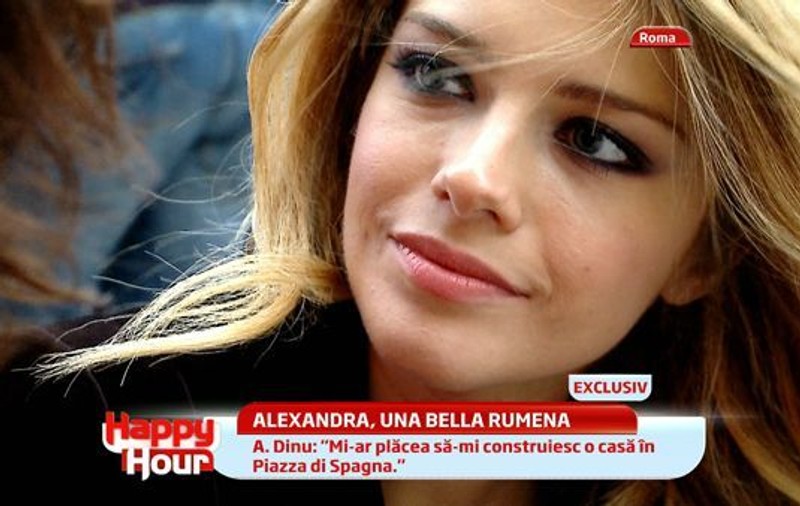 ALEXANDRA DINU este SINGURĂ! S-a despărţit de italianul Andrea, dar "nu e nici o tragedie"