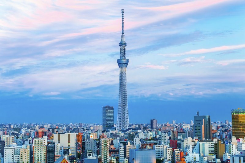 Tokyo Skytree, deasupra orașului FOTO: Shuterstock