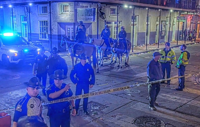 Doi ofițeri de poliție, între victimele atacului de la New Orleans