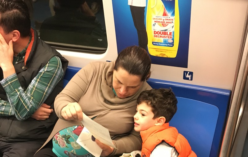 Astăzi s-a circulat în ”Metroul cu scrisori călătoare”