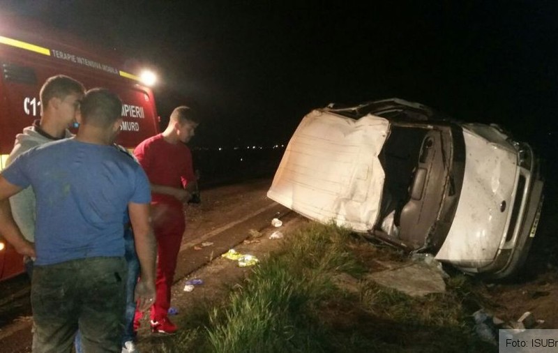 Un mort și doi răniți grav în urma accident înfiorător în Brașov. Imagini de coșmar de la fața locului