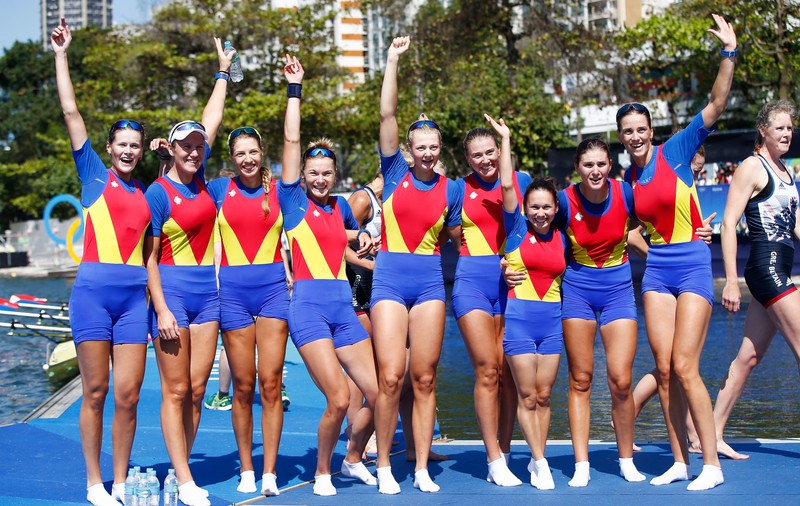 Jocurile Olimpice. Fetele din barca de 8+1 a României au câştigat medalia de bronz la Rio!