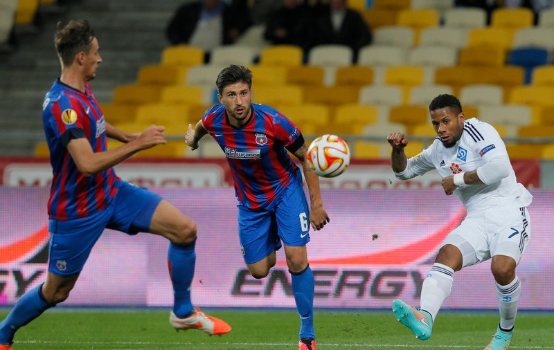 Liga Europa: Dinamo Kiev - Steaua 3-1. "Roş-albaştrii" n-au jucat nimic!