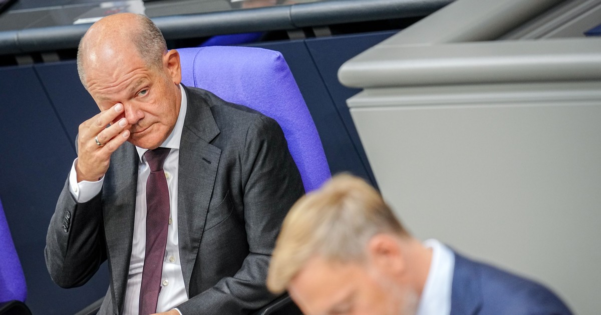 Cancelarul Olaf Scholz (stânga), alături de liberul liberal Christian Lindner Foto: Hepta