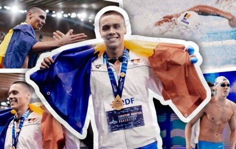Culisele unei zile de AUR: David Popovici, campion la 100 de metri liber! E prima cursă din istorie în care se întâmplă asta. Fotoreportaj Fanatik