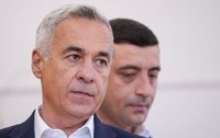 Călin Georgescu și George Simion. Foto: Hepta