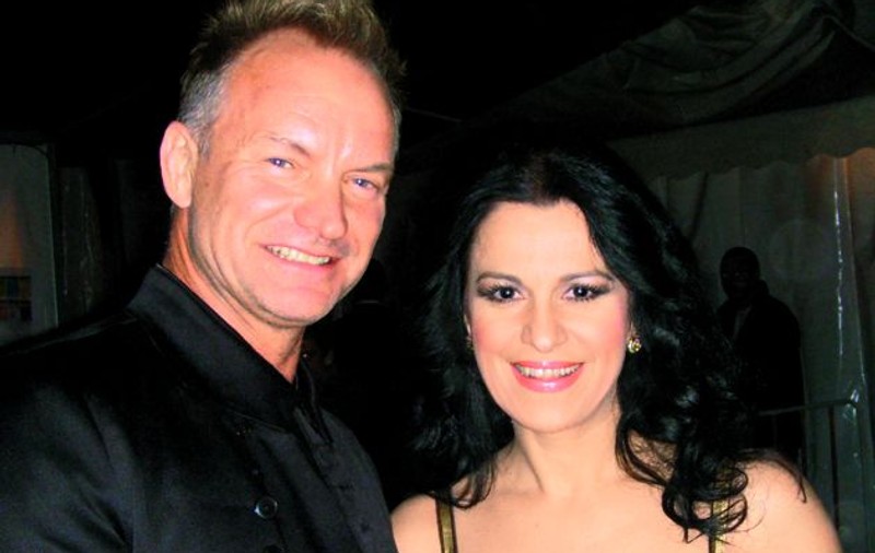 Angela Gheorghiu, invitată de Sting să cânte împreună la Bucureşti