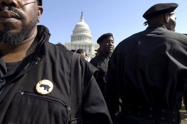 Mișcarea Black Panthers a fost acuzată de terorism de fostul președinte american Richard Nixon. EPA/CHRIS GREENBERG