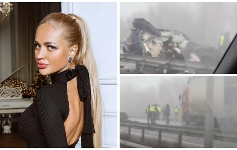 O bloggeriță celebră a murit pe loc, atunci când soțul ei a depășit pe autostradă pe banda de urgență și a intrat într-un TIR parcat acolo, în Ucraina | VIDEO