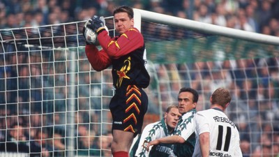 firo: 28.03.1998 Fuvuball: Soccer: 1st Bundesliga archive photos 1997/1998 season 28th matchday VfL Borussia Mv? nchengladbach, Borussia Monchengladbach. - Arminia Bielefeld 0-0