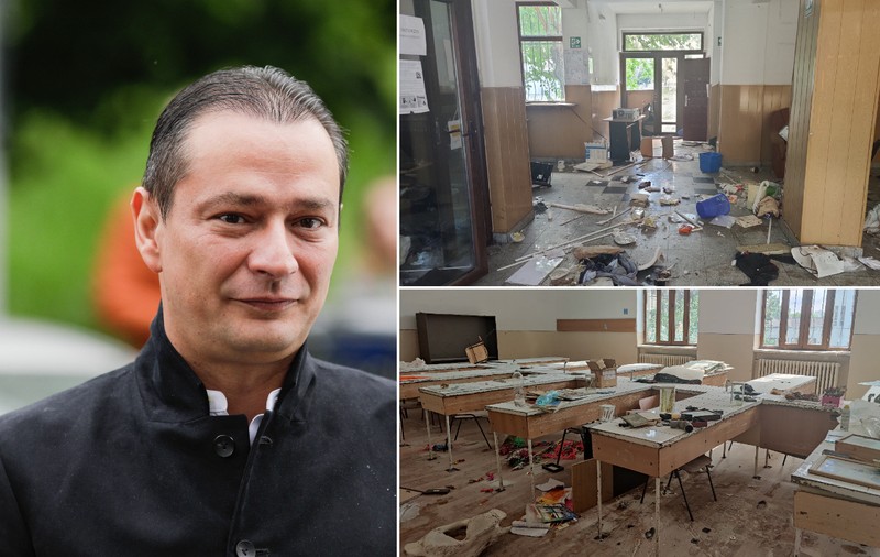 „Textul îmi lezează imaginea și îmi dă un sentiment de amenințare”. Reacția primarului Daniel Băluță după articolul Libertatea despre vandalizarea Colegiului „Eminescu”