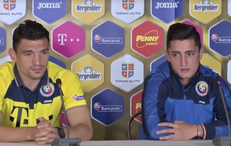 Euro 2016. Conferința de presă a lui Keșeru și a lui Steliano Filip: ”În cazul în care nu batem Albania, e trist, e crunt” | VIDEO