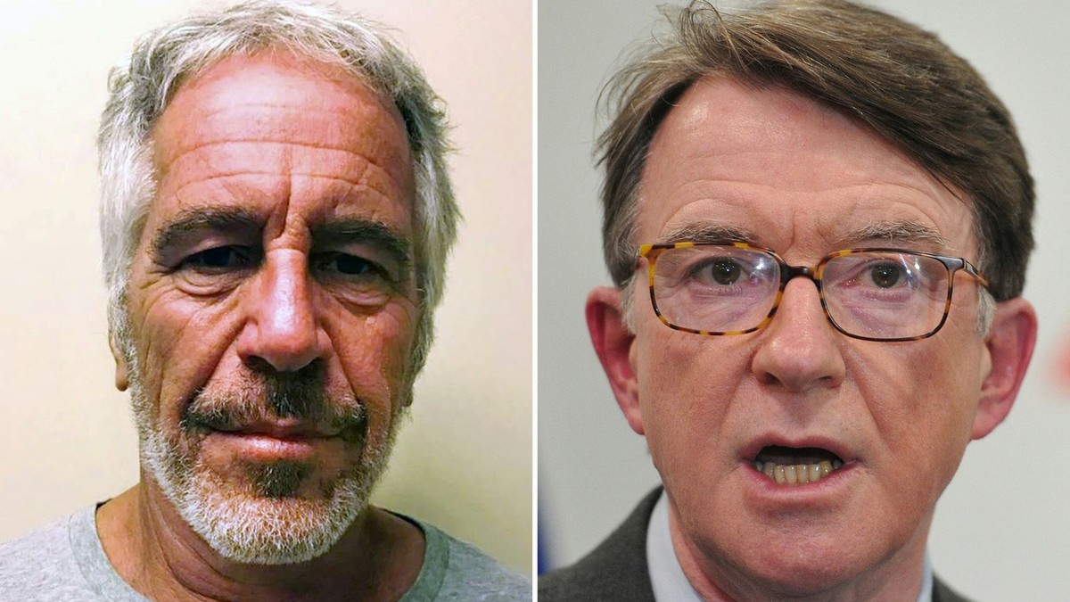 Colaj cu Jeffrey Epstein (stânga) și Peter Mandelson Foto: Profimedia
