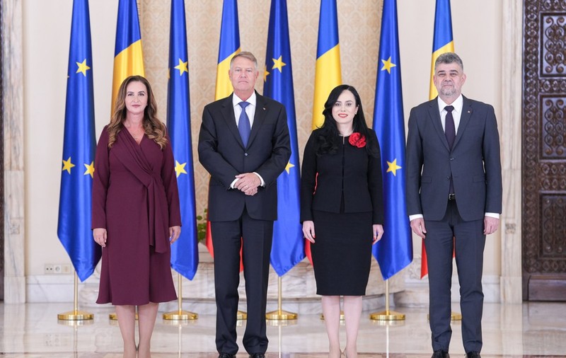 Simona Bucura-Oprescu și Natalia Intotero, noii miniștri de la Muncă și Familie, au depus jurământul de învestitură la Cotroceni