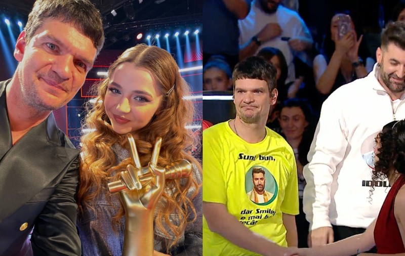 Tudor Chirilă, gest ironic față de Smiley în finala „Vocea României”. Fanii sunt revoltați, după ce trofeul a ajuns a opta oară în echipa artistului