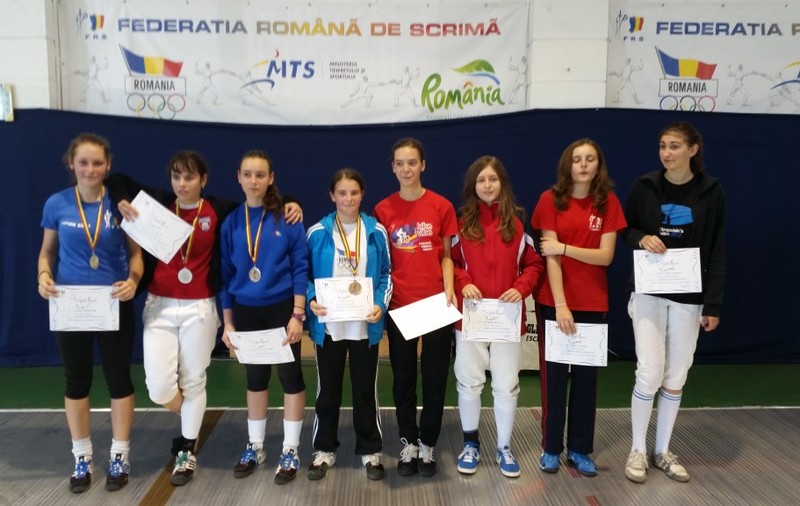 Andreea Lupu a câștigat Campionatul Național de sabie speranțe!