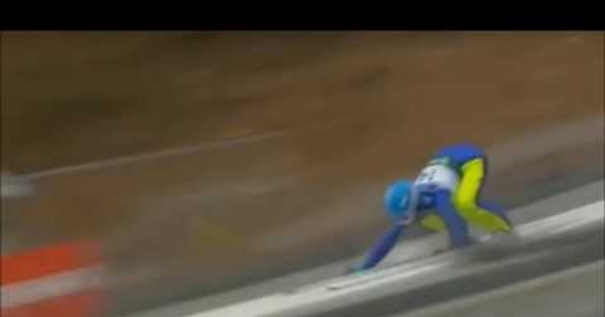 Chinezoaica Xinyue Chang a scăpat miraculos dintr-un accident șocant la sărituri cu schiurile | VIDEO