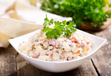 Salată orientală cu murături și maioneză