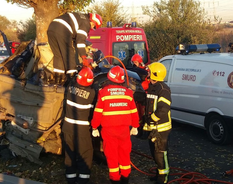 Doi morţi în București în urma unui accident produs pe Splaiul Dudescu