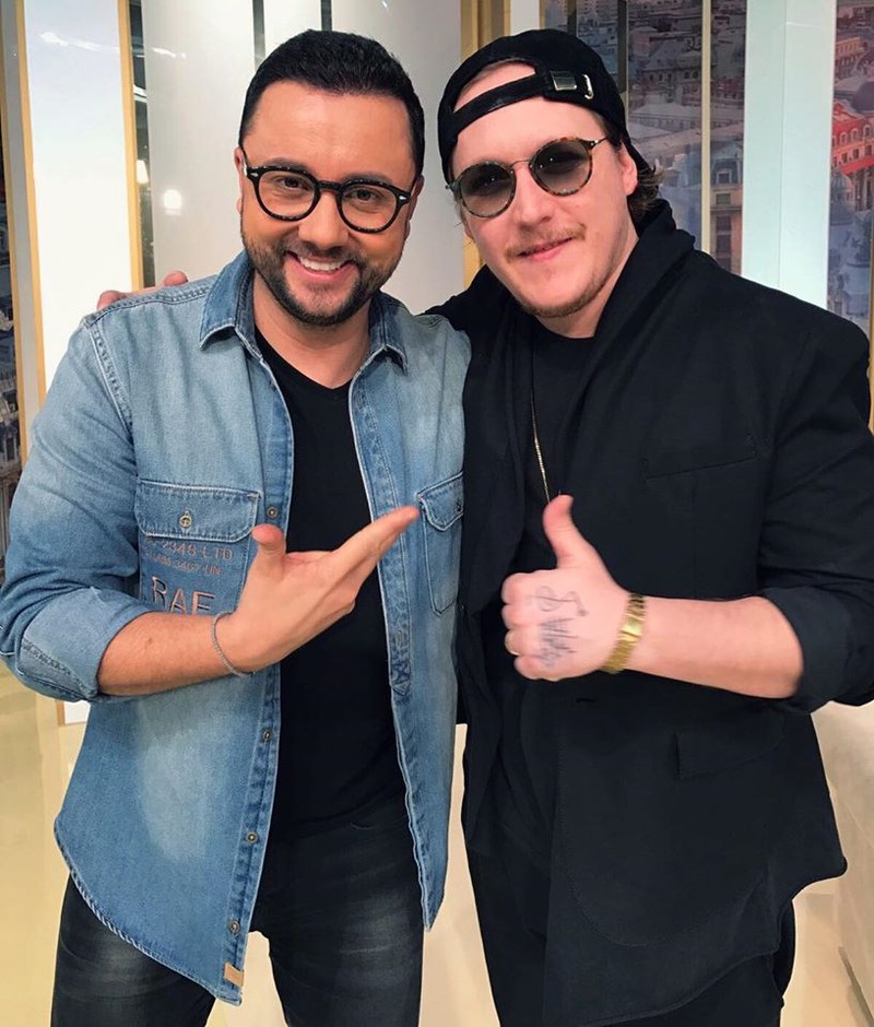 Nașul Cătălin Măruță, alături de finul său, What's Up