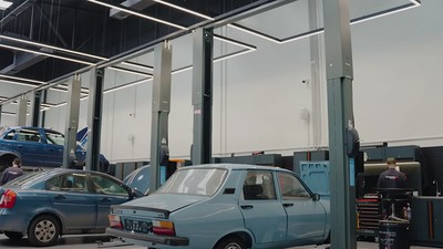 Dacia 1310 în service. Foto Captură video