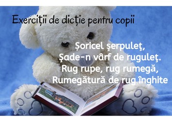 Exerciții de dicție pentru copii