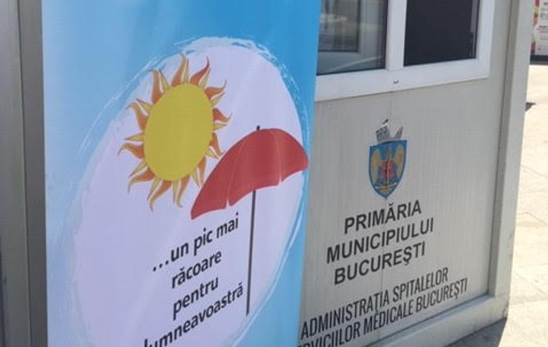 Containere anticaniculă, amplasate de Primăria Capitalei în zonele aglomerate din București. Ce conțin spațiile deschise începând de mâine / FOTO