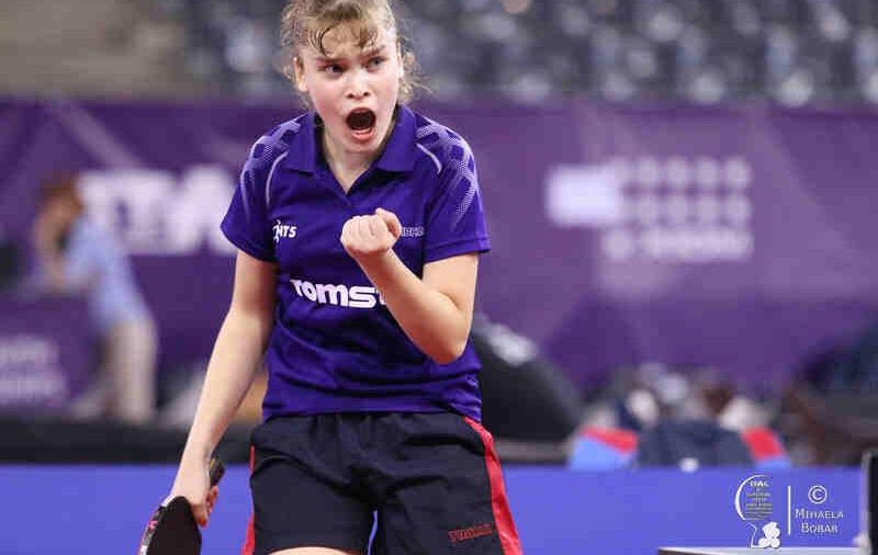 UPDATE. Elena Zaharia, campioană europeană. Tania Plăian a cucerit argintul. România, 11 medalii la Europenele de tenis de masă pentru cadeţi şi juniori | VIDEO