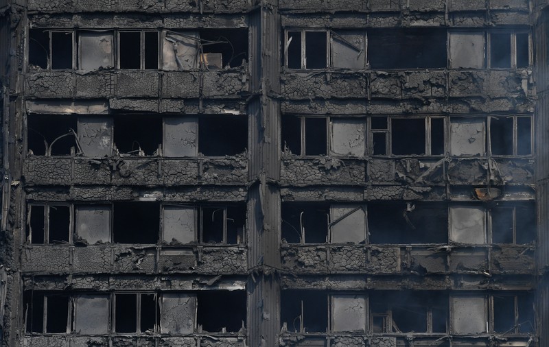 Tragedia Grenfell Tower | Imagini noi din interiorul blocului, la o lună de la incendiul devastator