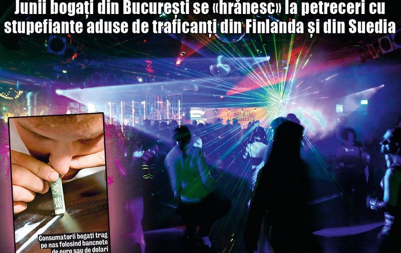 Droguri de lux, vândute în club cu 700 € doza