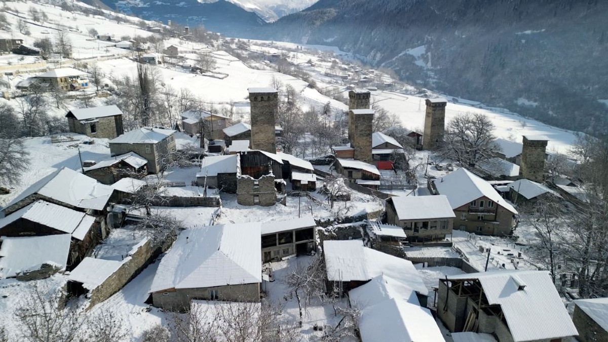 Gudauri, o stație de lux din Georgia