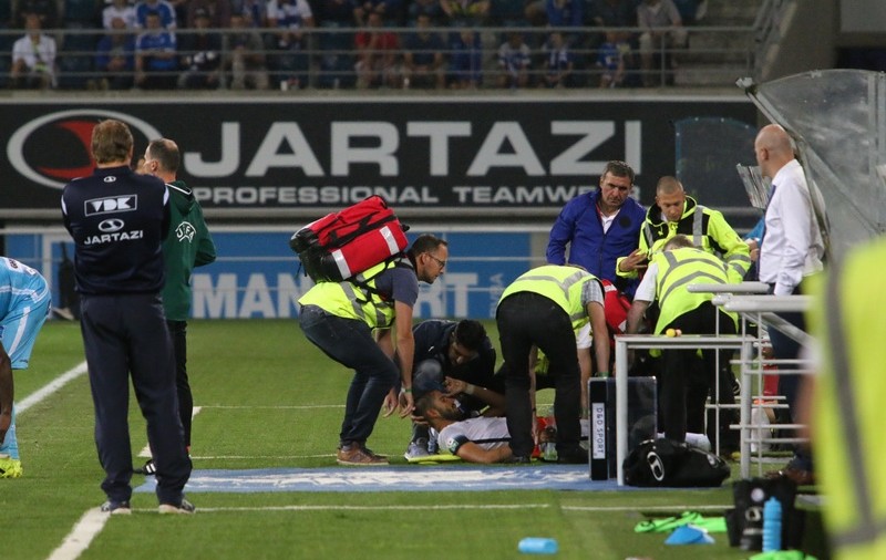Liga Europa. Bogdan Țâru, la un pas de tragedie. Se putea repeta cazul Patrick Ekeng