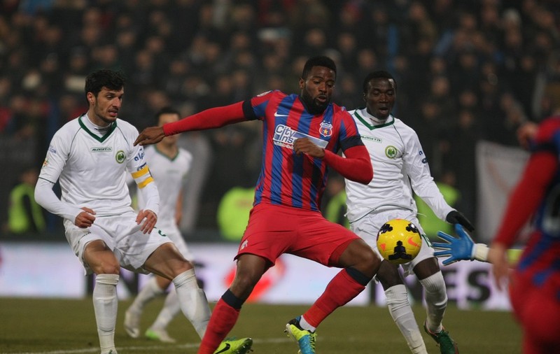 Steaua, victorie fără probleme, în meciul restanţă cu Chiajna, scor 4-0 | FOTO