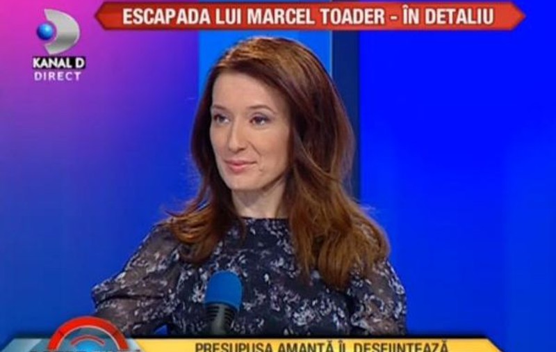 Presupusa amantă a lui Marcel Toader: "El mi-a făcut avansuri pe internet. Eu nu ştiam că e soţul Gabrielei Cristea"