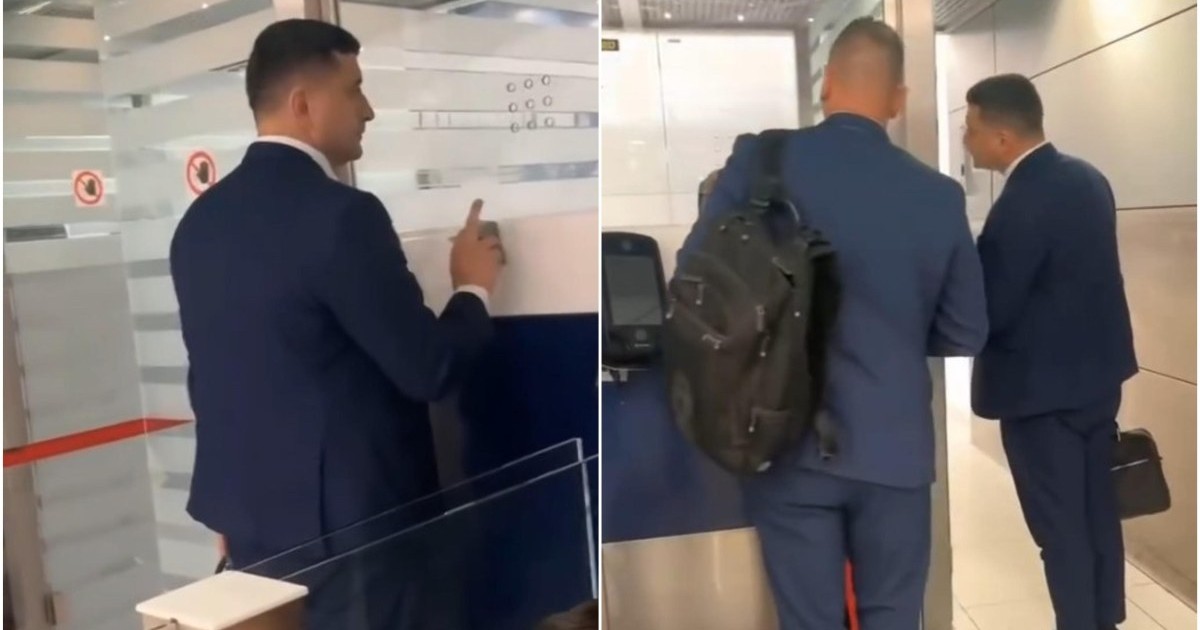 George Simion, filmat pe aeroport când sare rândul la controlul actelor