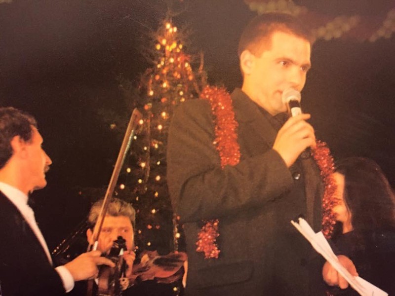 Prima emisiune de Revelion realizată de Dan Negru (foto Facebook)