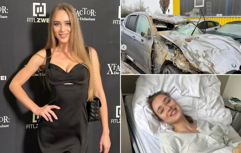 Fosta Miss Germania a fost rănită grav într-un accident de mașină și dusă la Terapie Intensivă: „Am două zile de naștere”