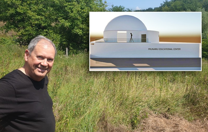 Teren donat de Dumitru Prunariu Consiliului Județean Timiș pentru un proiect unic în Banat, lăsat în paragină: „L-am dat gratuit, doar să se construiască ceva”