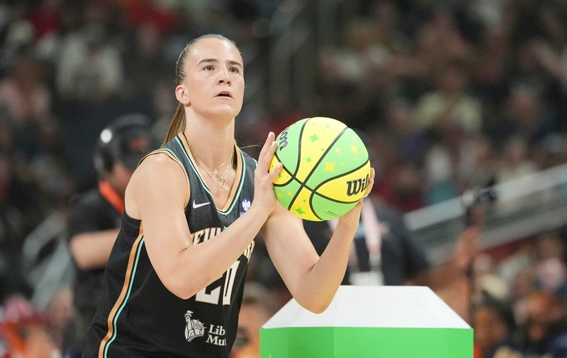 Sabrina Ionescu, câștigătoarea concursului de aruncări de 3 puncte în WNBA All-Star Weekend