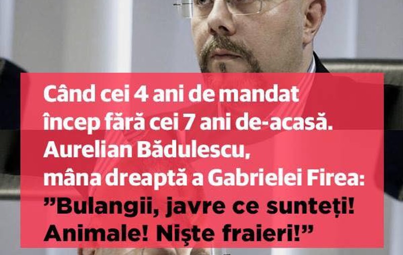 Se cere demiterea viceprimarului care i-a numit pe consilieri  ”javre”, ”fraieri”, ”bulangii” și ”animale”; USR, apel către Gabriela Firea