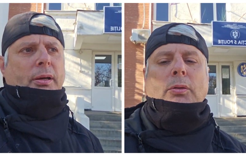 Marian Ceaușescu a fost amendat de jandarmi, după ce a strigat la Klaus Iohannis, la o secție de votare din București: „Banii când îi dai înapoi?”  | VIDEO