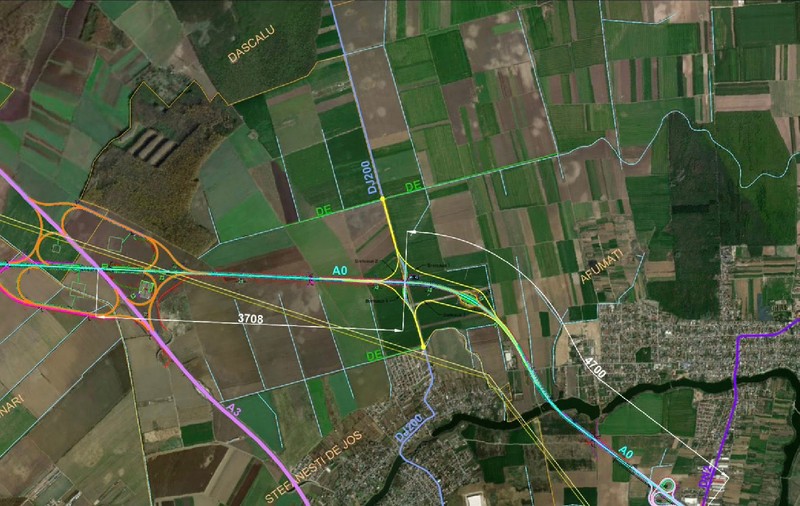 Autostrada Bucureștiului A0 va fi legată printr-un nod rutier de 27,9 milioane de euro cu Ștefăneștii de Jos – Dascălu