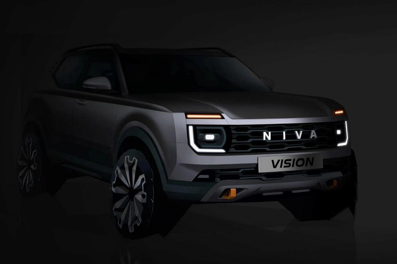 Schița Lada Niva publicată în 2021 Foto: Carscoops.com